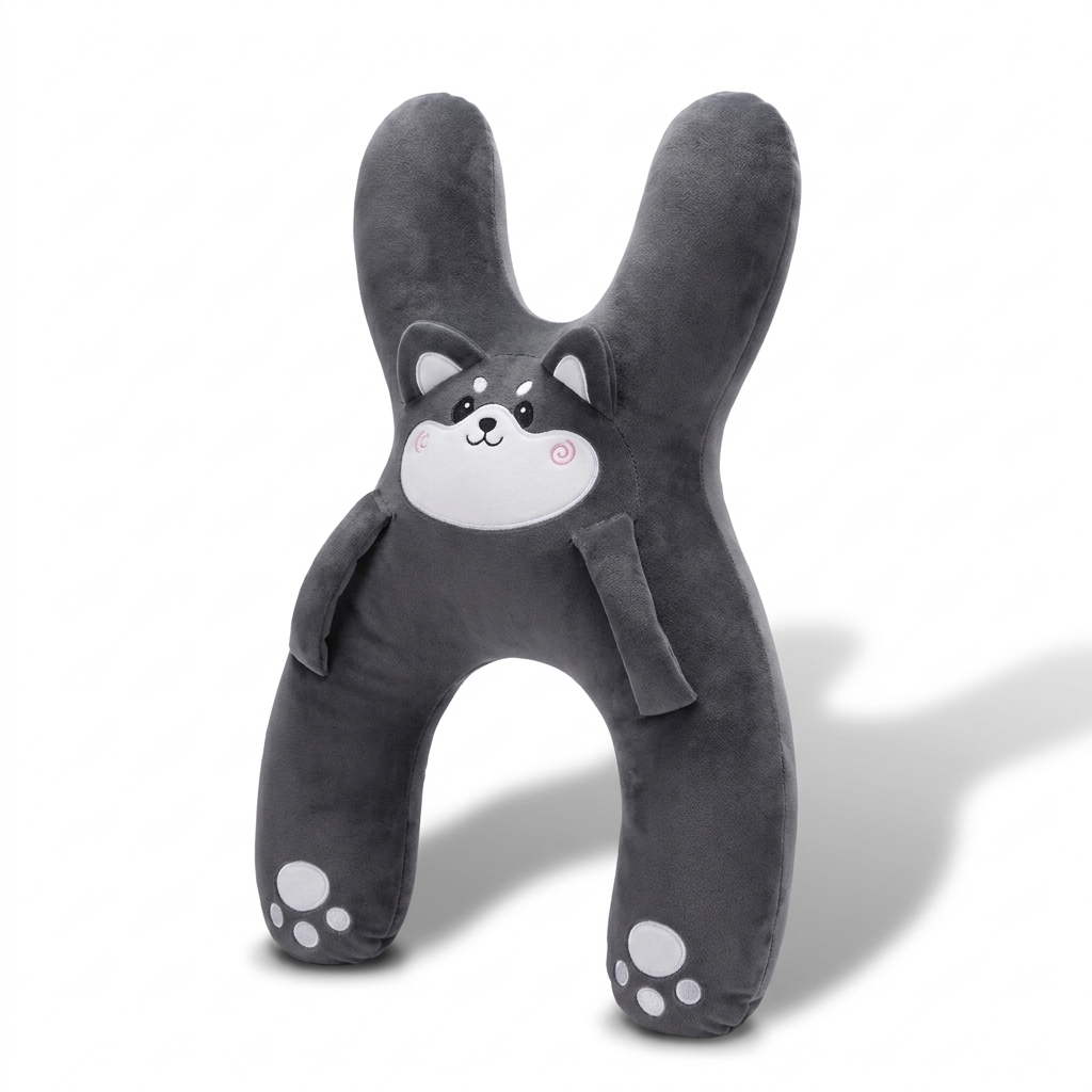 Almohada de auto que sujeta su cabeza y cuello